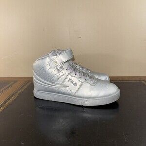 Fila Vulc 13 High Top Metallic Silver 5CM00102-050 Women’s Size 7.5